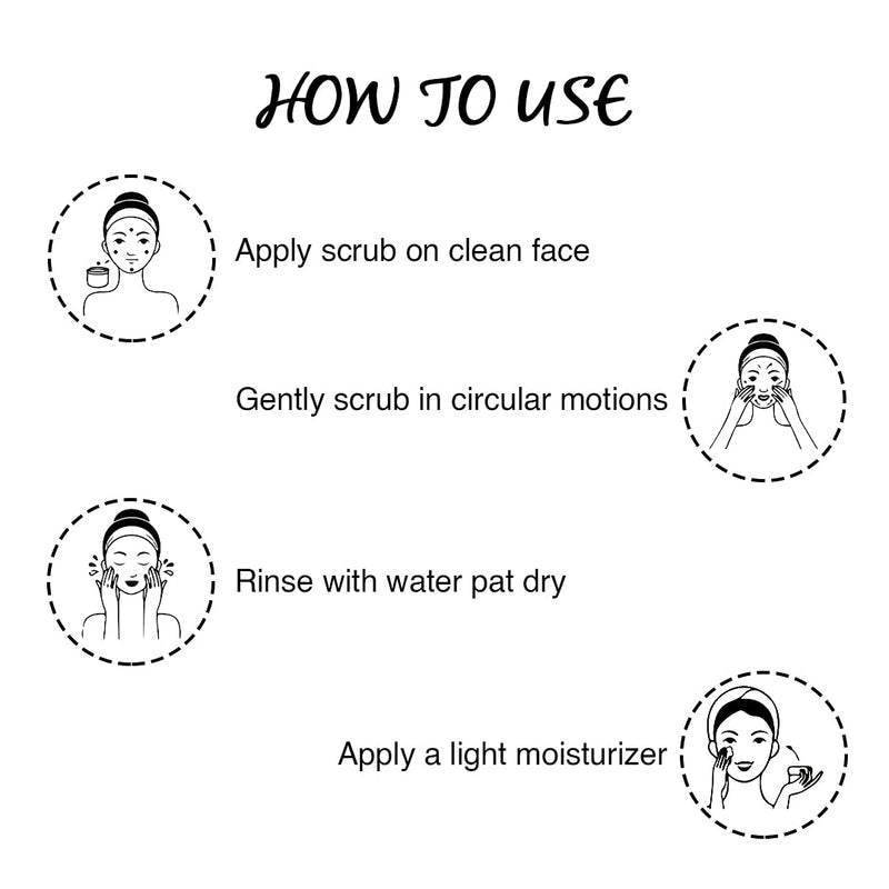 [Australia] - Blue Nectar Face Scrub Exfoliator with Turmeric,Kumkumadi, Natural Facial Scrub for Skin Brightening, Anti Aging, Acne Scar & De-Tan Ayurvedic Face Scrub for Men and Women 50g 