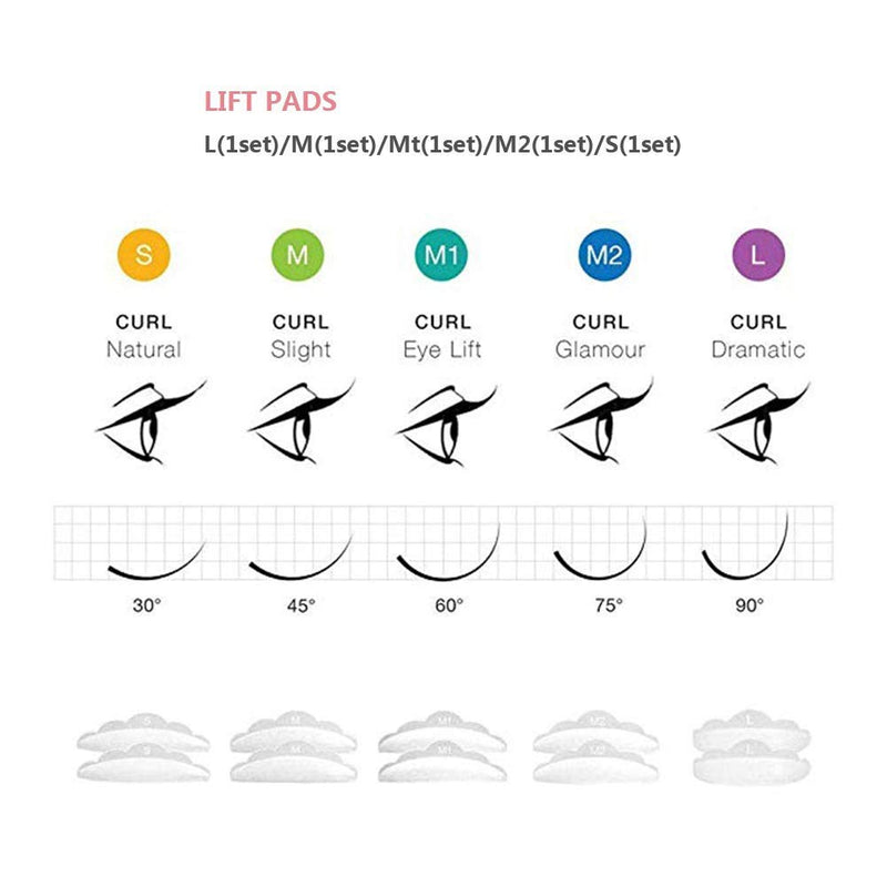 [Australia] - Lash Lift For Perming, Curling and Lifting Eyelashes | Semi Permanent Salon Grade Supplies For Beauty Treatments | Includes Eye Shields, Pads and Accessories 