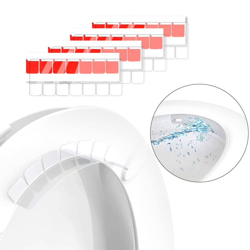 [Australia] - MAICOLA Pack of 2 Toilet Seat Splash Guards, Transparent Toilet Seat Pee Protection, Urine Deflector, Waterproof Urine Deflector for Children and Adults 