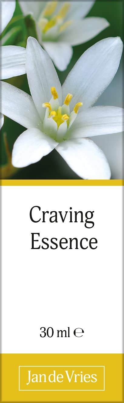 [Australia] - Jan De Vries Craving Essence | Flower Essence | Support your Ability to Resist Temptations & Cravings | Contains Tansy, Chicory & Agrimony | 30ml 