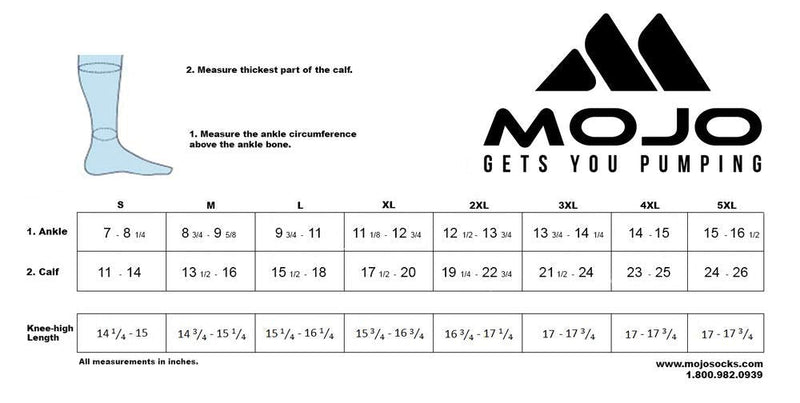 [Australia] - Mojo Compression Socks for Women & Men Recovery & Performance Medical 20-30mmHg (Black, XL) X-Large (1 Pair) Black 