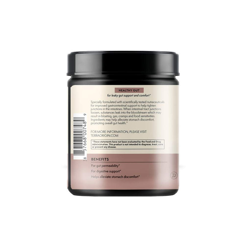 [Australia] - Terra Origin Healthy Gut Berry with L-Glutamine, Zinc, Glucosamine, Slippery Elm Bark, Marshmallow Root and More! Supports intestinal Permeability, IBS, Bloating, Gas and Constipation* 8.57 Ounce (Pack of 1) 