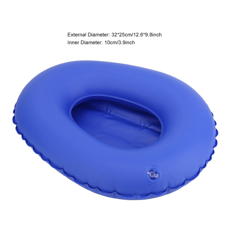 [Australia] - Raguso Good Air Permeability Bed Pan Resistant to Tortuosity Patient Care Bedpan PU material for Patients for Fractured for Elderly Bedridden 