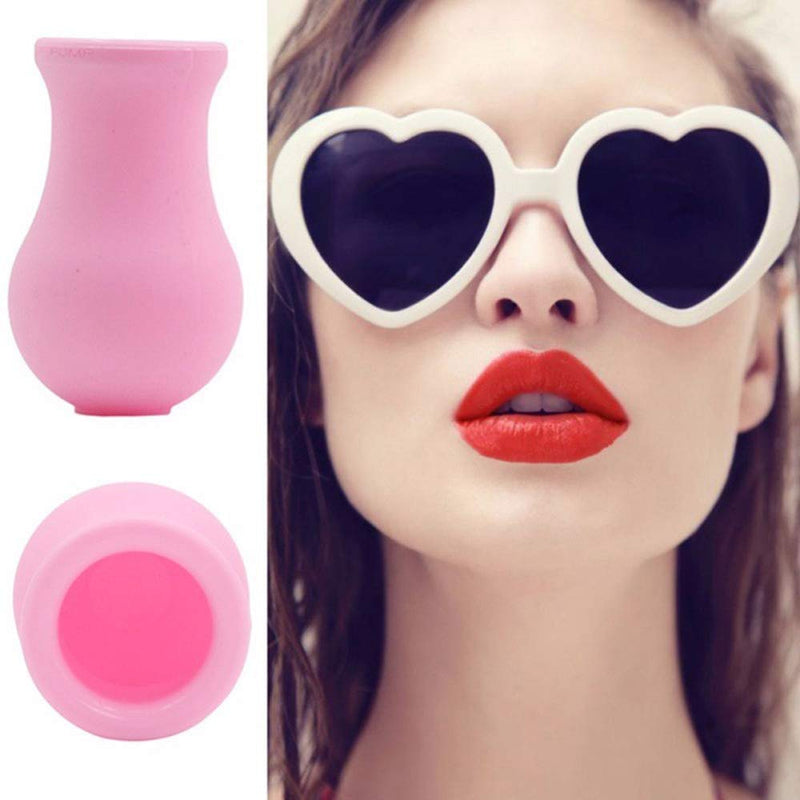 [Australia] - MonLiya Lips Enhancer Plumper Device,Pink Vase Type Physical Way Lip Pump Enlarger Fuller Bigger Sexy Lips Silicone Natural Pout Mouth Tool Sexy Lip Mouth 