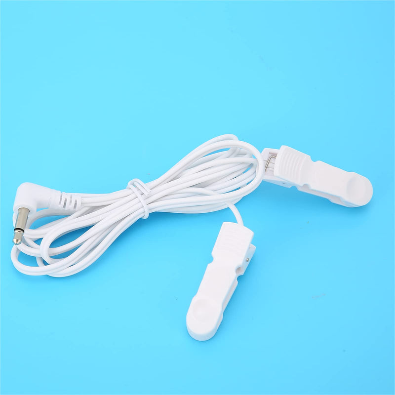 [Australia] - TENS Electrode Wire Ear Clip, 3.5mm Wire Wire Lead Connecting Cable Ear Clip Stimulator for TENS Unit Physiotherapy Machine and Other Health Care Equipment 