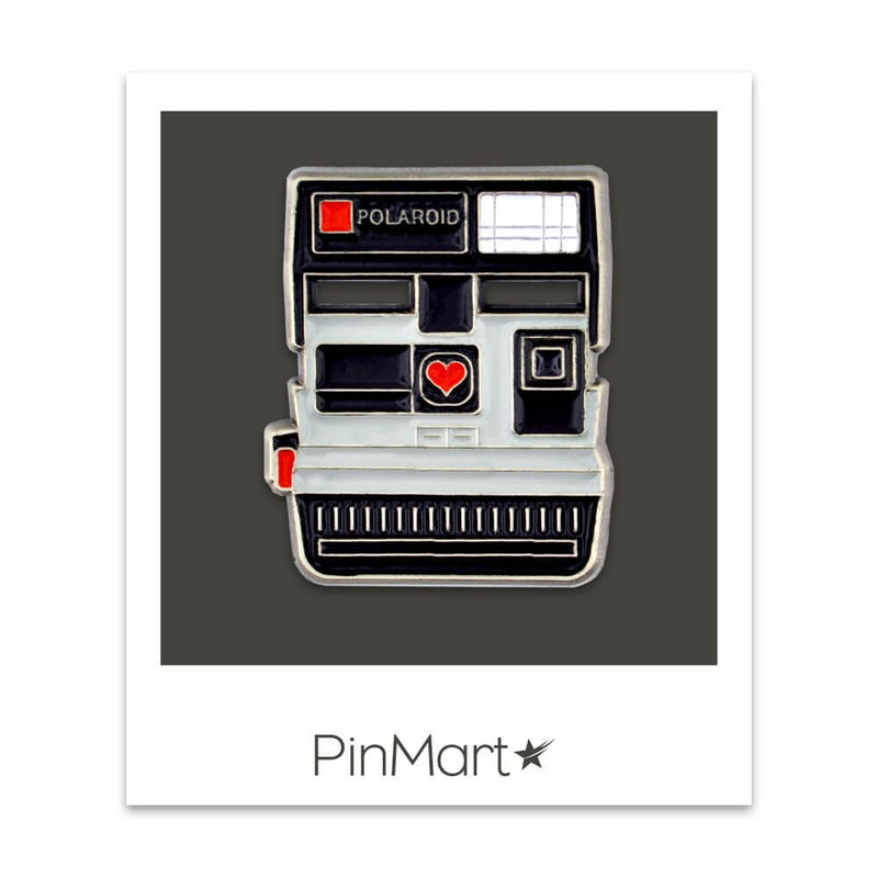 [Australia] - PinMart Vintage Polaroid Camera Photograhy Trendy Enamel Lapel Pin 1 Piece 