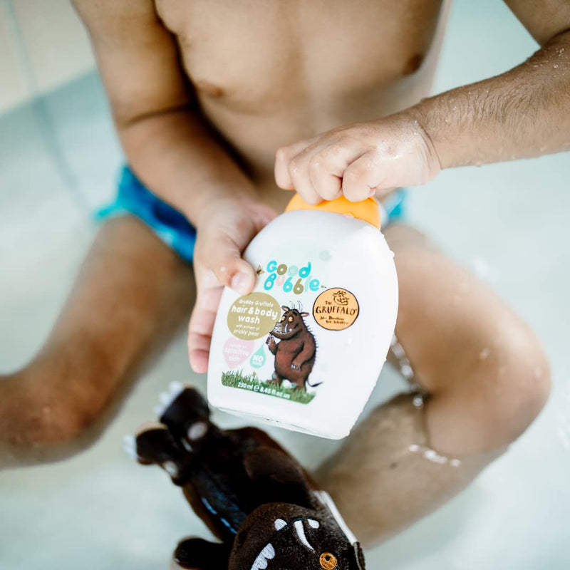 [Australia] - Good Bubble Gruffalo Hair & Body Wash with Prickly Pear Extract - 250ml Tear-Free Kids Body Wash - Sulphate Free Body Wash 250 ml (Pack of 1) 