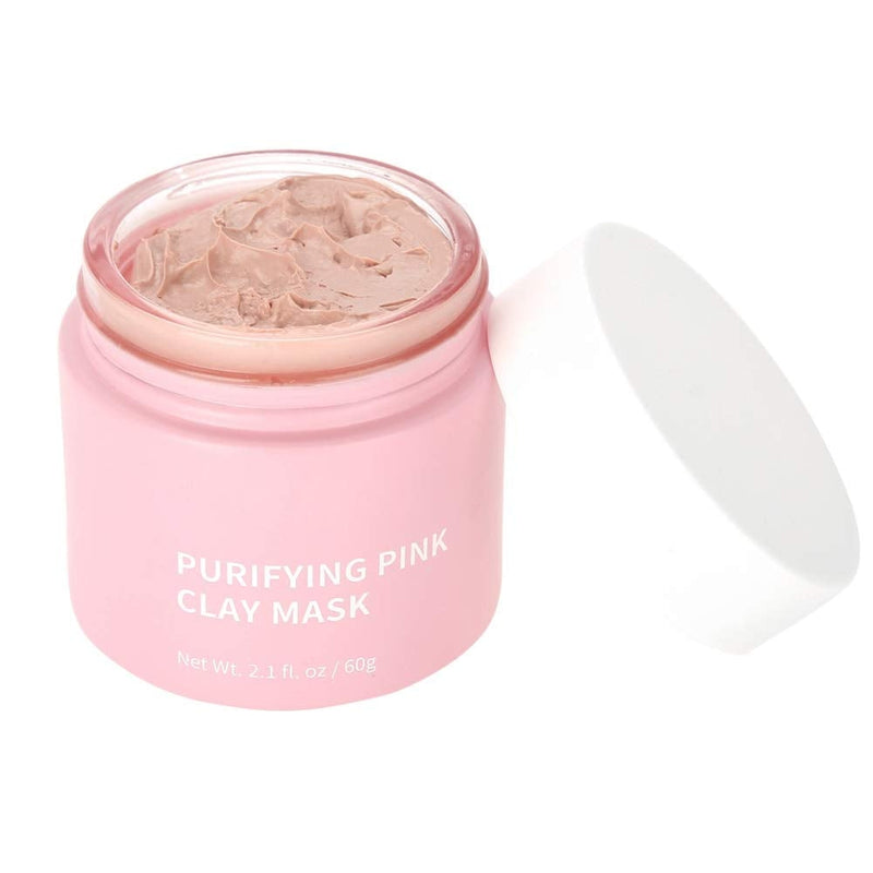 [Australia] - Yuyte Pink Clay Mask Washing Face Mud Mask Nourishing Whitening Anti-Wrinkle Skin Care Masks 