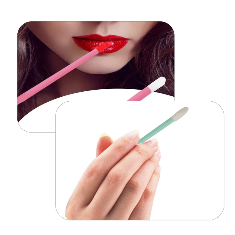 [Australia] - Makeup Lipstick Brushes,CHENKEE 300 PCS Disposable Lip Gloss Brush Multifunctional Lipstick Concealer Brushes Lip Applicator Wands Perfect Makeup Tool Kits for Makeup Oral Clean and Dental 