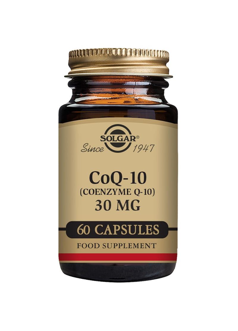 [Australia] - Solgar CoQ-10 (Coenzyme Q-10) 30 mg Vegetable Capsules - Pack of 60 - Helps Reduce Effects of Aging - Supports Energy Production - Vegan, Gluten Free and Kosher 60 Count (Pack of 1) 