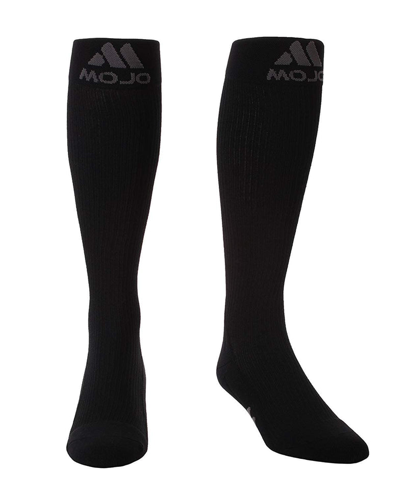 [Australia] - Mojo Compression Socks - Comfortable Coolmax Material for Recovery & Performance - Medical Support Socks - 20-30 mmHg Support - Compression Stockings for Women & Men (Black, 3X-Large) Black 