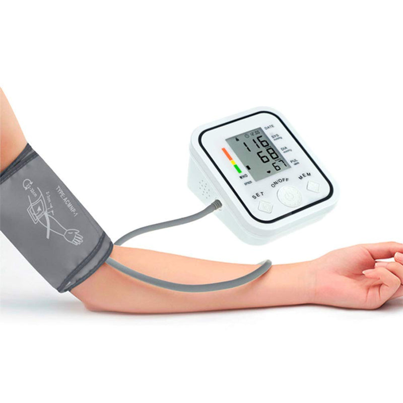 [Australia] - Healifty Blood Pressure Monitor Upper Arm Cuff Strap Blood Pressure Monitor Accessories 22-32cm of Arm Circumference Grey 