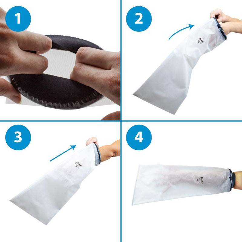 [Australia] - LimbO Waterproof Protectors Cast and Dressing Cover - Child Half Arm 11 to 13 Yrs (BE1113: 23-25 cm Above Elbow Circ.) BE1113: 11-13 Yrs Standard 