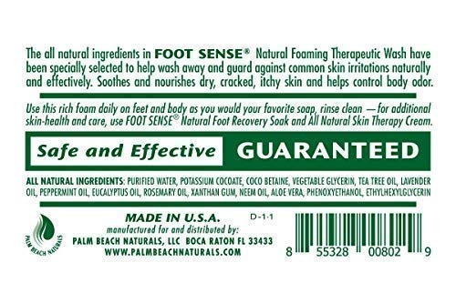 [Australia] - Tea Tree Oil Foaming Therapeutic Body and Foot Wash - Made in USA - Lavender - Promotes Healthy Skin, Feet and Nails - Fights Body Odor, Ringworm, Excema, Jock Itch, Athlete's Foot - 1 Pack 