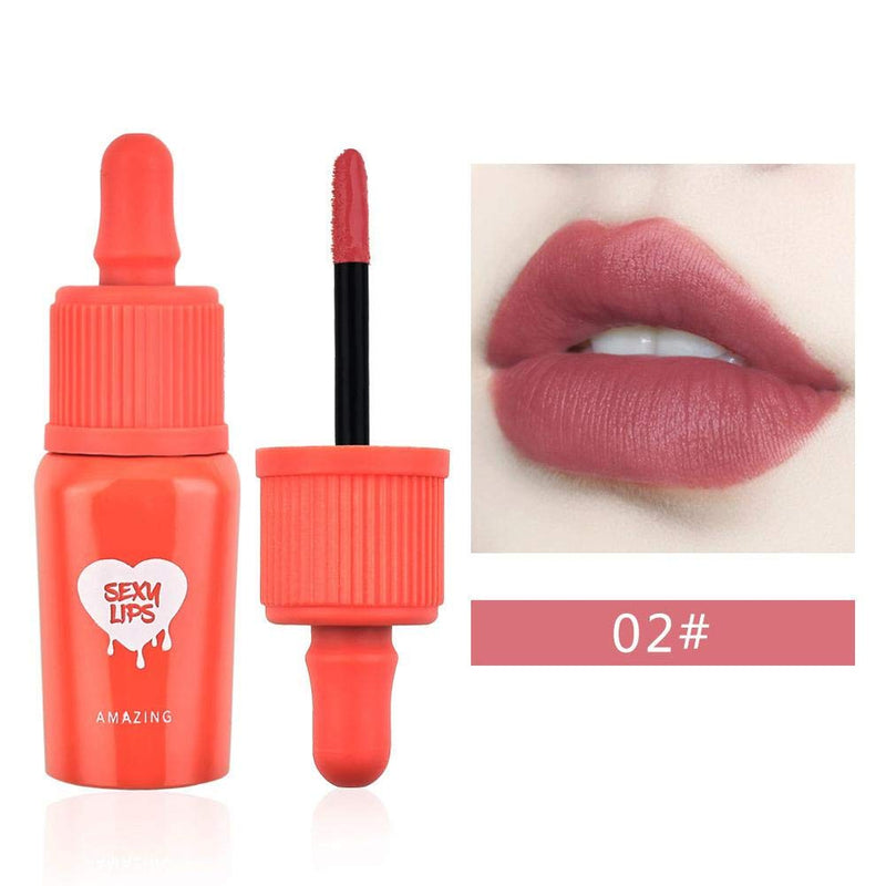 [Australia] - 6pcs/ set Makeup Lipstick Feeding Bottle Shape Long Lasting Lip Makeup Lipstick Set Lip Gloss Kit 