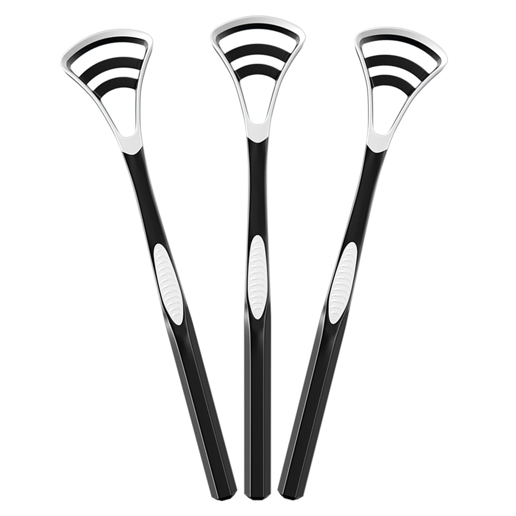 [Australia] - Y-Kelin Tongue Scraper, 3 Pack Tongue Cleaner for Oral Hygiene and Fresh Breath, Easy to Use and Clean 