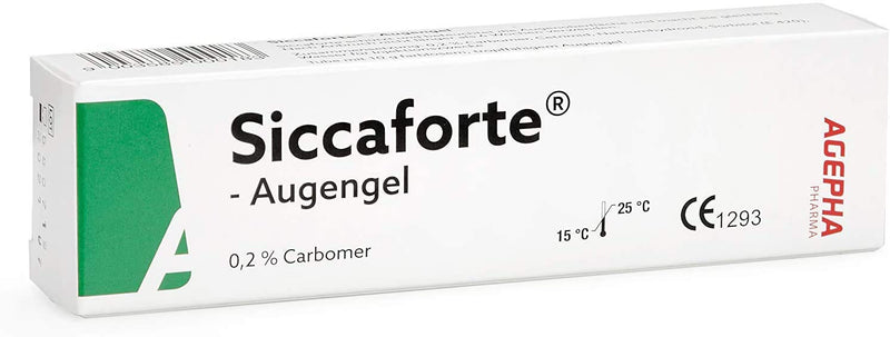 [Australia] - Siccaforte Eye Gel for Dry Eyes | Intensive Dry Eye Gel with Carbomer |Smooth, Moisturising and Healing for Fresh Eyes | Soothes Irritated and Sore Eyes | Suitable for Day Time Use (Pack of 1 x 10g) 