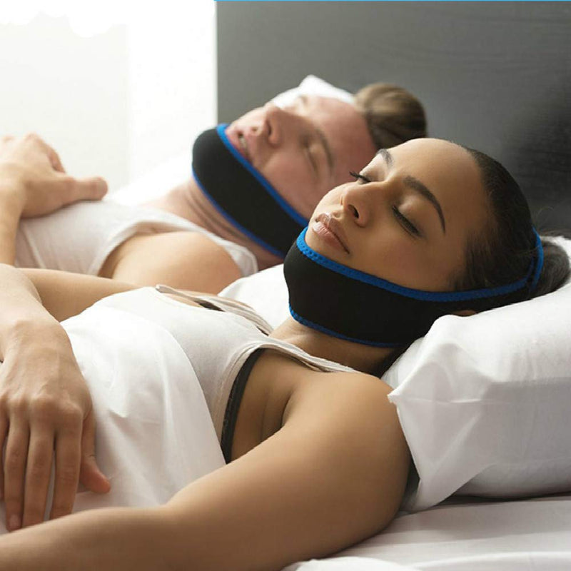 [Australia] - Anti Snoring Chin Strap,Effective Snoring Solution, Adjustable & Breathable Snore Reduction Chin Belts, Snore Stopper &Sleep Aids for Children Men and Women-Purple Purple 