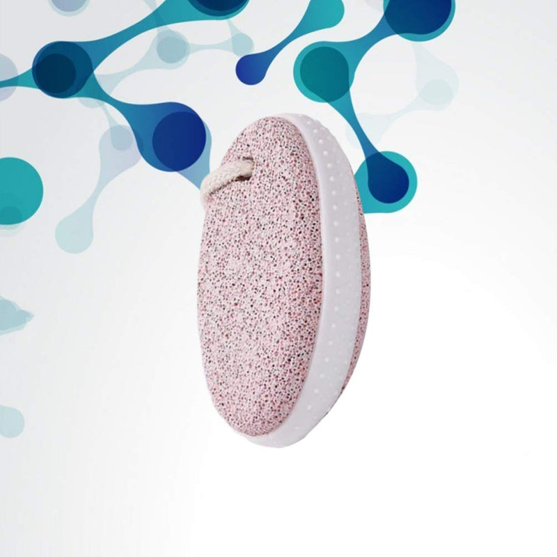 [Australia] - HEALLILY Pumice Stone for Feet Oval Foot Scrubber Exfoliating Dry Dead Skin Remover for Hands Heels Body Foot Care Tool Pink 