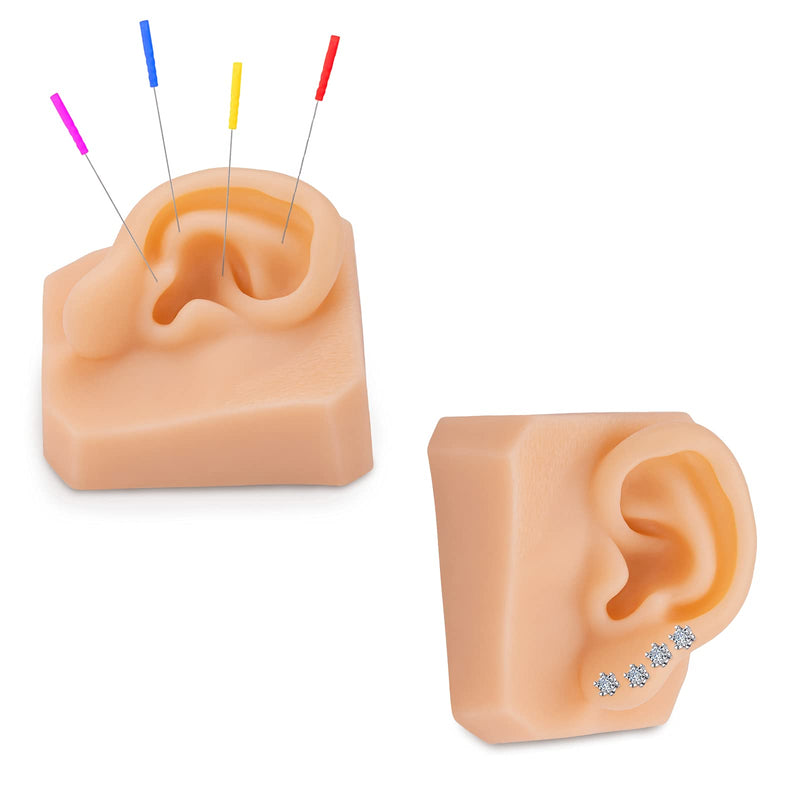[Australia] - Ultrassist Soft Silicone Left Ear for Practicing Suture, Silicone Flexible Model for Education Display, Rubber Ear for Teaching Instructions 