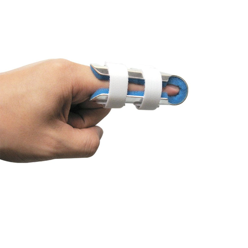 [Australia] - HEPHEAS Finger Splints: 3-Size Pack Made for Finger Knuckle Immobilization of Adults and Children with Soft Foam Interior Loop Straps and Protective Ventilation Holes 