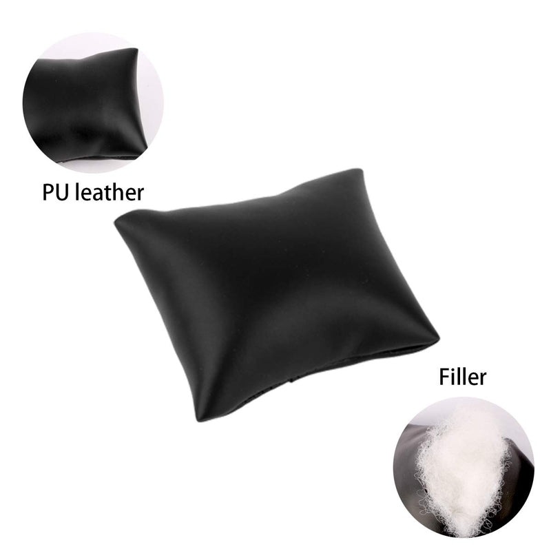 [Australia] - Yeeco Velvet Bracelet Watch Pillow 20 PCS, Black Watch Bracelets Pillow Cushion Jewelry Display Pillow 