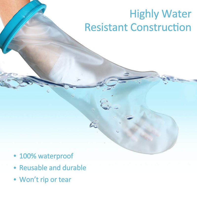 [Australia] - DESTRIC Waterproof Arm Cast Wound Cover for Shower Bath,Plaster Bandage Protector Watertight for Broken Arms Wrists Bones Hands, Burns, Tattoos Half arm1 