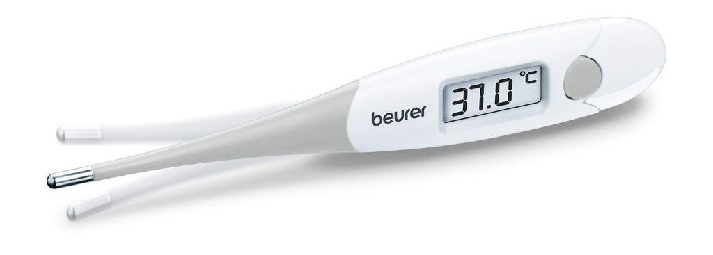[Australia] - Beurer FT 13 Waterproof Flexible Digital Thermometer with Optical and Sound Fever Alert, Comfortable Fever Measurement for Babies, Children and Adults 