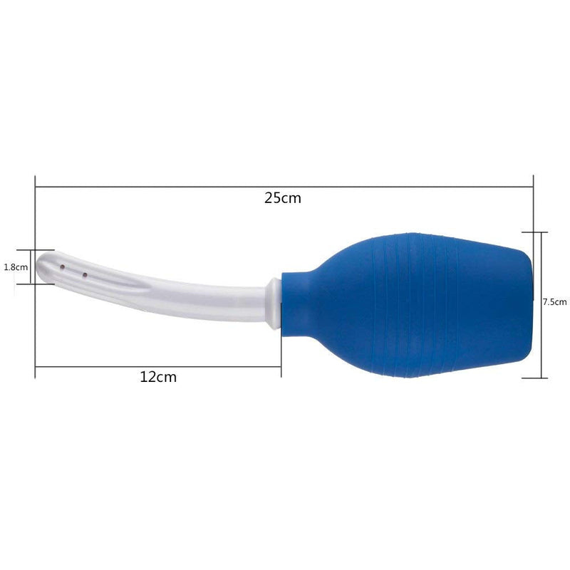 [Australia] - Careforyou Anal Douche Enema Bulb Vaginal Douche Enema Cleaner for Women’s or Man’s Health (Blue) Blue 