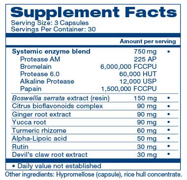 [Australia] - Anti Inflammatory Supplement Proteolytic Enzyme - Natural Joint Supplement for Inflammation Joint Relief 90 Count by Heal-n-Soothe for Men and Women 1 
