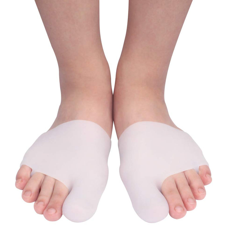 [Australia] - Gel Bunion Protector Sleeves - Metatarsal Pads for Men and Women – Pain Relief Toe Socks (1 Pair) 1 Pair (Pack of 1) 