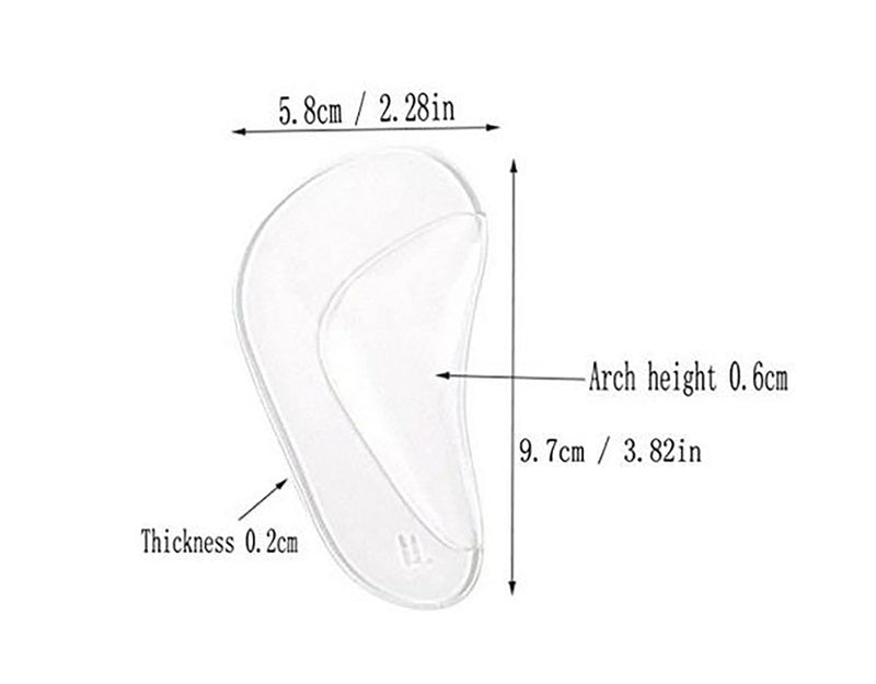 [Australia] - Set of 14 Clear Gel Heel Grips Liners High Heel Inserts Insoles Arch Support Anti Slip Forefoot Cushion Shoes Pad Shoe Stickers High Heel Pads for Foot Pain Relief 