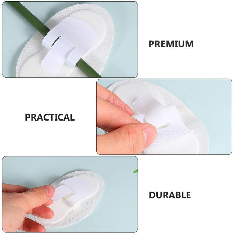 [Australia] - EXCEART Catheter Tube Holder 20Pcs Catheter Fixation Stickers Catheter Stabilization Device Catheter Tube Fixing Tapes 