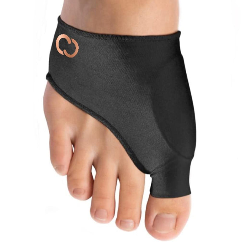 [Australia] - Copper Compression Bunion Corrector Relief Sleeve - Gel Cushion Pads - Copper Infused - Orthopedic Big Toe Alignment - Hallux Valgus Relief - Toe Straightener and Spacer Fit for Women & Men - 1 Pair 2X-Large (1 Pair) 