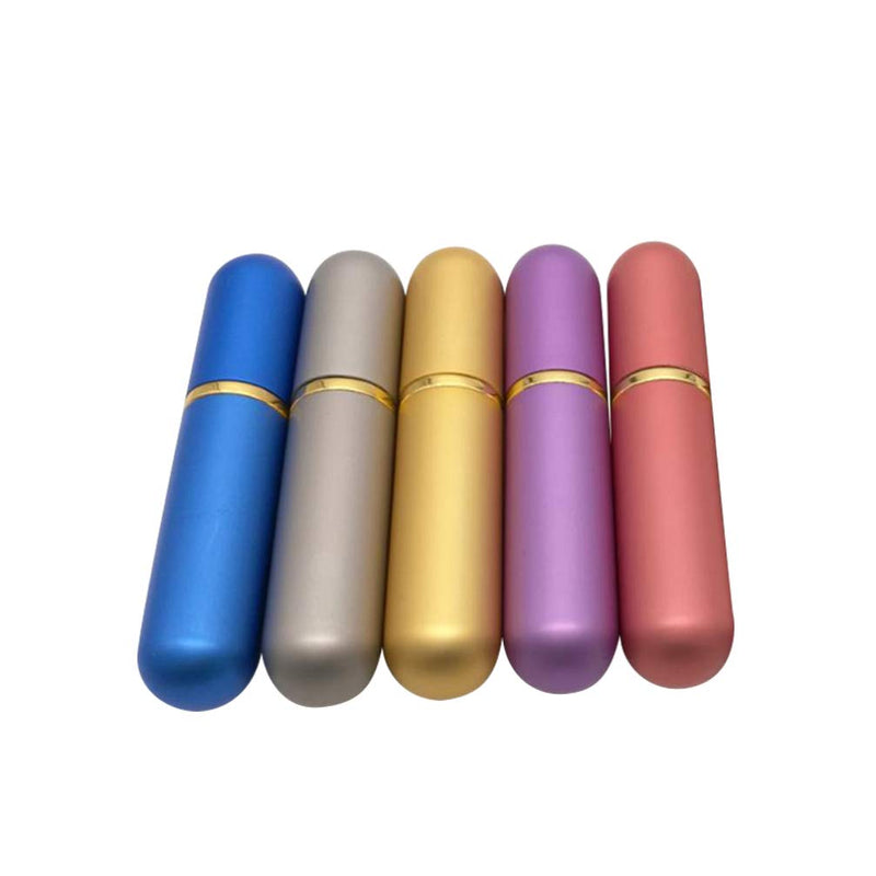 [Australia] - MILISTEN 5 Pcs Nasal Inhaler Tubes Empty Essential Oil Inhaler Refillable Aromatherapy Nasal Inhaler Tubes with Cotton Wicks for Adults 