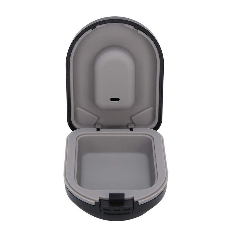 [Australia] - Semiter Summer gift Waterproof Hearing Aid Storage Case, Black Hearing Aid Case, Hearing Aid Storage Drop Resistance Store Hearing Aids for Behind?the?Ear Hearing Aid 