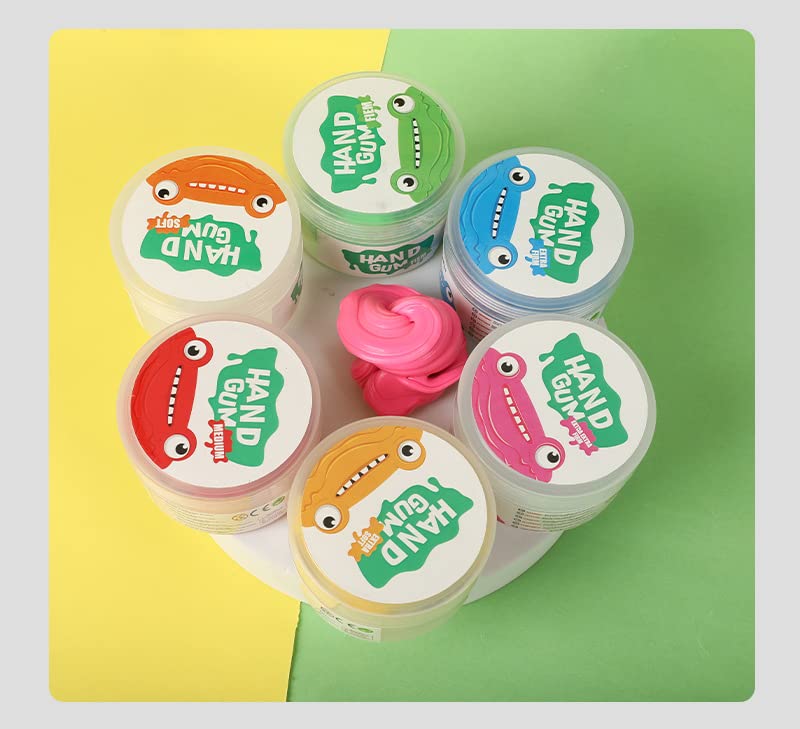 [Australia] - Exercise Putty - Therapy Putty - Play Putty for Kids (6 Pack, 1.8-oz Each) Hand Exercise Rehabilitation, Stress and Anxiety Relief, Increase fine Motor Skills and Finger Strength. - CLOUD PUTTY 