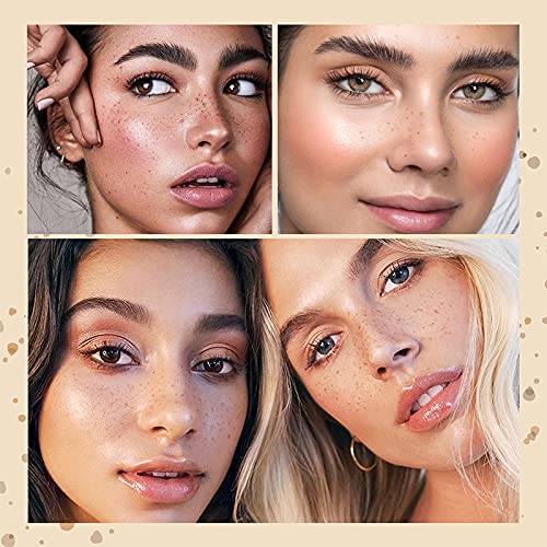 [Australia] - URQT 2Pcs Faux Freckle Pen Makeup Set - Magic Natural Effortless Sunkissed Fake Freckles Makeup Long Lasting Waterproof Freck Beauty Felt Tip Freckle Pen (2Pcs Dark Brown) 2Pcs Dark Brown 