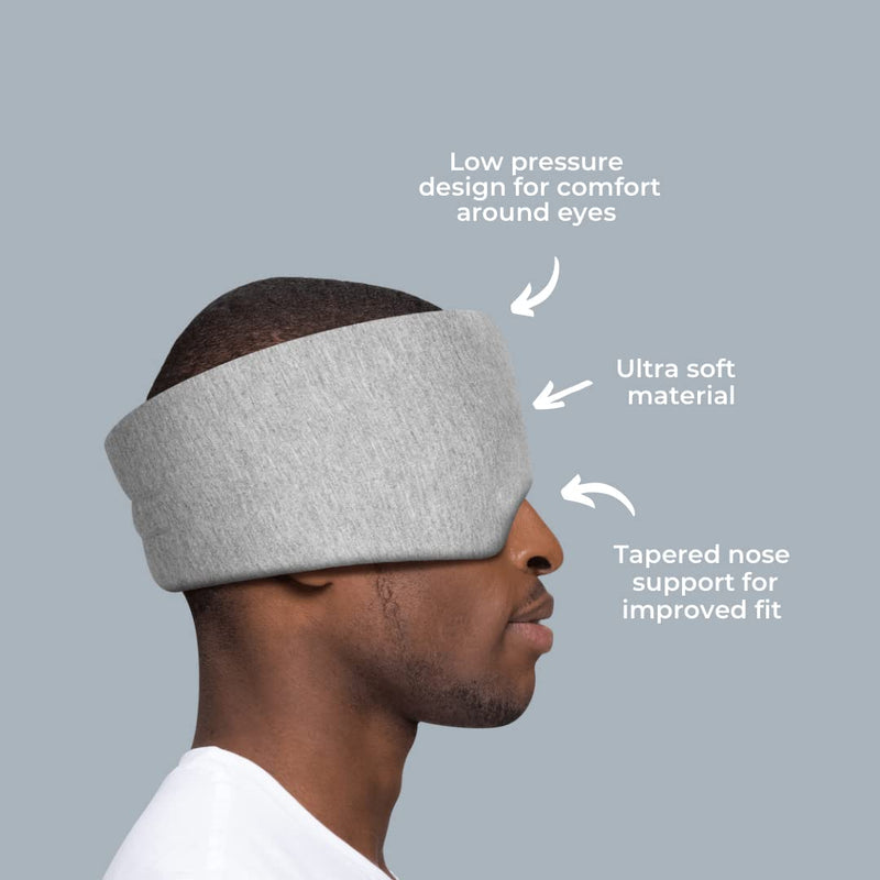 [Australia] - SL:PT | Sleep Mask | Ultra-Soft Cotton | Blackout Eye mask for Sleeping, Travel, Meditation | Sleep Aid | Blindfold Midnight Blue 