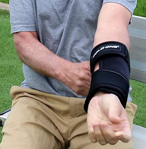 [Australia] - Elbow Ice Pack Soft Brace + Compression for Tennis Elbow Fast Pain Relief, 360 deg. Ice Wrap, 0 deg. C 15-20 Minutes, Icing Recommended by Ortho MDS as Safe and Effective. Universal Size, USA 