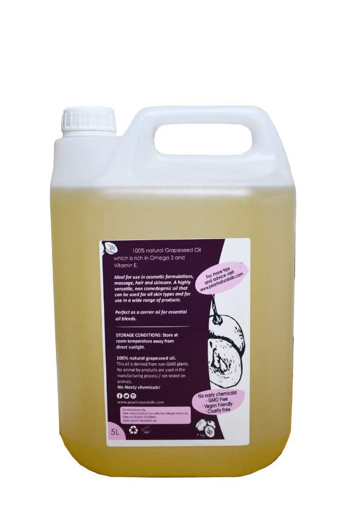 [Australia] - Grapeseed Oil Cosmetic Grade 5 litres 