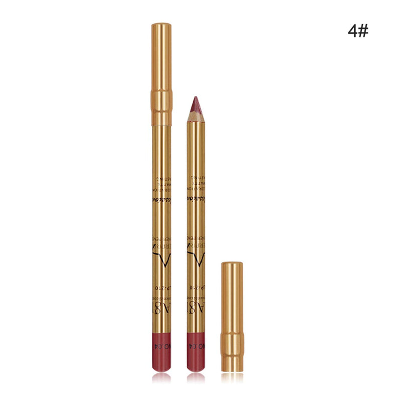 [Australia] - Wismee Lip Liner Pencil Set 8 Colors Professional Matte Lipliner with Sharpener Waterproof Long Lasting Smooth Natural Filler Contour Shaping Lip Makeup for Woman Soft Lip Liner Pen Makeup Cosmetic 