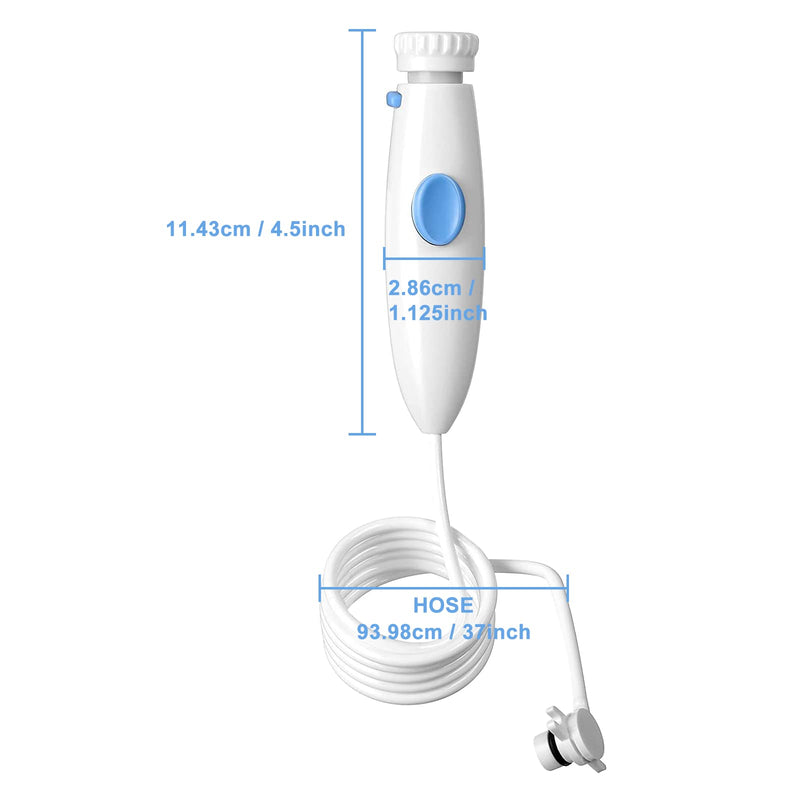 [Australia] - IIYL Oral Hygiene Accessories Water Hose Plastic Handle Compatible for Waterpik Oral Irrigator Wp-100 WP-900, Pack of 1 Handle/Hose 