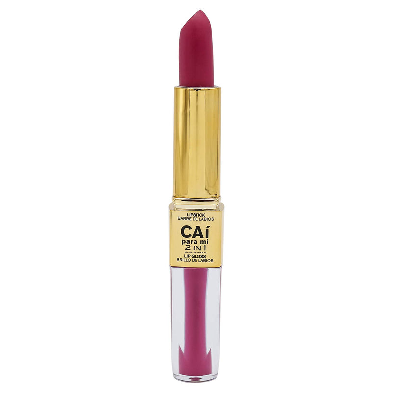 [Australia] - CAI Para Mi 2-in-1 Lipstick and Lipgloss - Fuschia 