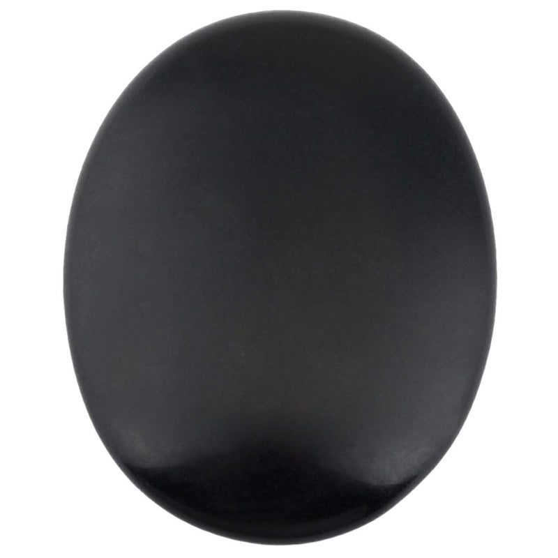 [Australia] - mookaitedecor Black Obsidian Worry Stones,Pocket Palm Stones Crystal Healing Reiki Meditation Stress Relief Pack of 2 Black Obsidian(1.7x1.3x0.4") 