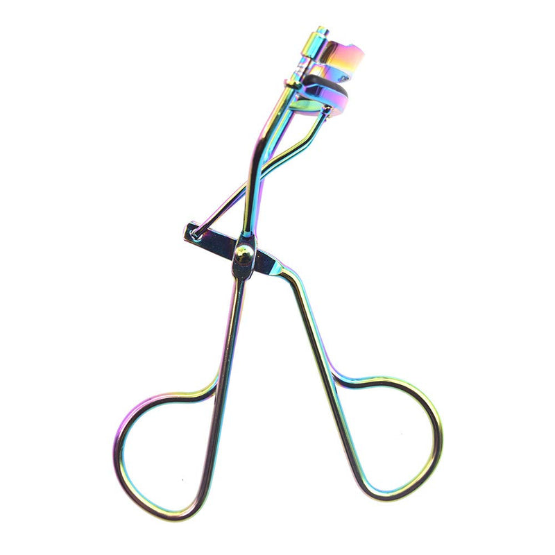 [Australia] - M&U Beauty Classic Professional Iridescent Eyelash Curler With Special Curved Design To Suit All Eye Shapes -Multi 2.5x1.5x4.8 Inch multi 