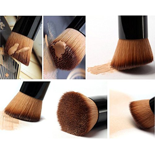 [Australia] - 2Pcs Velvet Makeup Sponge wich 1Pc Kabuki Foundation Brush,Materasu Original Dual Layer Technology Microfiber Foundation Blending Sponge Latex-Free for Liquid Foundation Cream and Powder 2 velvet sponge+1 brush 