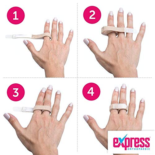 [Australia] - Express Orthopaedic® - Medically Approved Finger Loop Support / Buddy Loop Straps - 6 Units - Regular Regular (Width:2cm) 