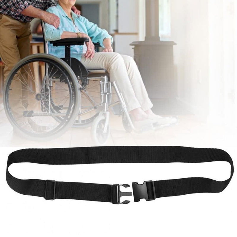 [Australia] - Wheelchair Strap Seat Belt 62in Long Wheelchair Adjustable Buckle Strap Wheelchair and Geriatric Armchair Belt Restraint for Mobility Scooter Wheelchair 