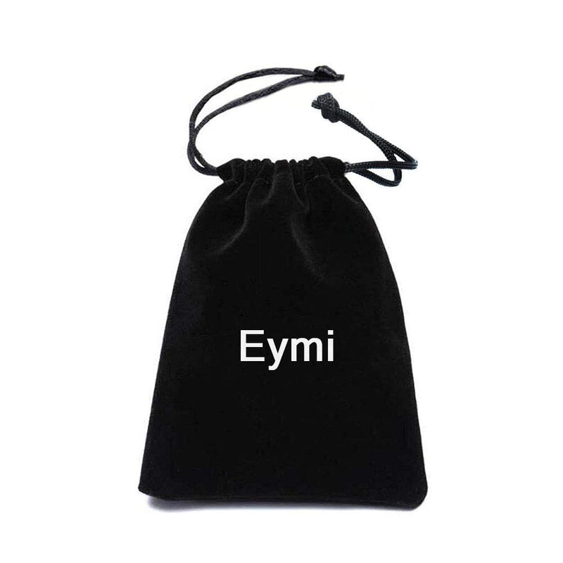 [Australia] - Eymi Children Stainless Steel Small Cross Pendant Necklace Security Hypoallergenic, 16" Chain Black 